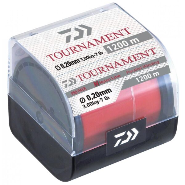 Fir monofilament Daiwa Nylon Tournament 0,33mm/8,1kg/1200m - imagine 2