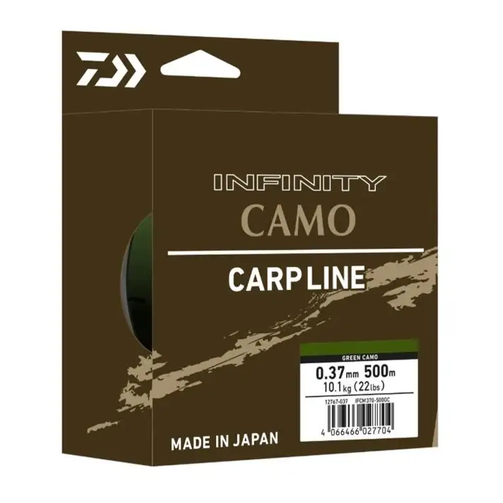 90774eeca4e87d1e3d45d9ecc27e527e Fluorocarbon Daiwa Infinity Camo Green Camo 0,34mm/9,2kg/500m - imagine 1