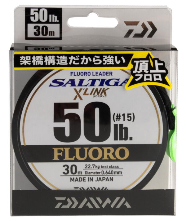 Fluorocarbon Daiwa Saltiga FC Leader X Link 0,70mm/60LBS/30m - imagine 2