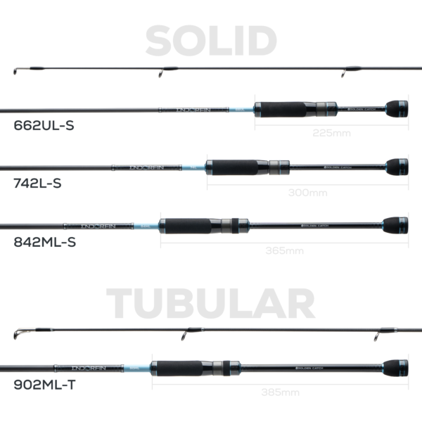 Lanseta spinning Golden Catch Endorfin 26 EDS-662UL-S 1.98m 0.2-2.5g