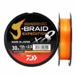 Fir textil Daiwa J-Braid Expedition X8 PE016mm/9,8kg/150m Orange
