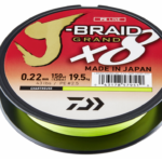 Fir textil Daiwa J-Braid Grand X8E Chartr. 0,22mm/19,5kg/135m