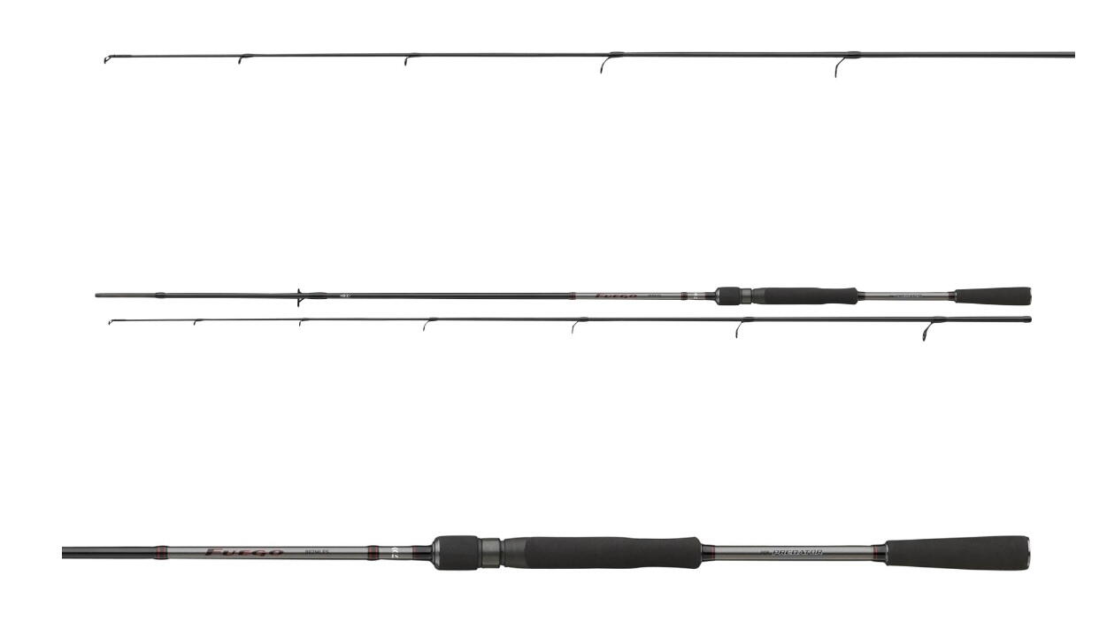 arw-D.11124.241-00 Lanseta spinning Daiwa FUEGO PREDATOR SPIN FAST 2.40m 15-50g - imagine 1
