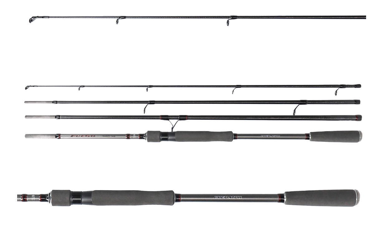 arw-D.11125.246-00 Lanseta spinning Daiwa FUEGO PREDATOR TRAVEL SPIN FAST 2.40m 15-50g - imagine 1