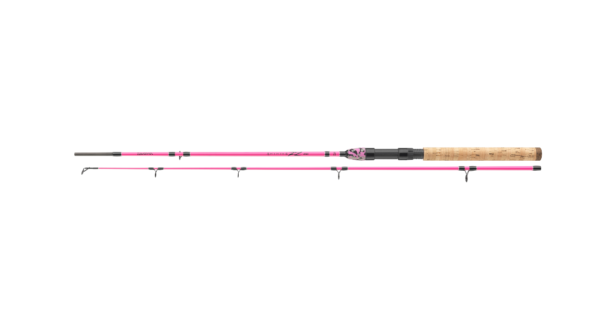 Lanseta spinning Daiwa NINJA X KIDS 1.60m 10-30g PINK - imagine 2