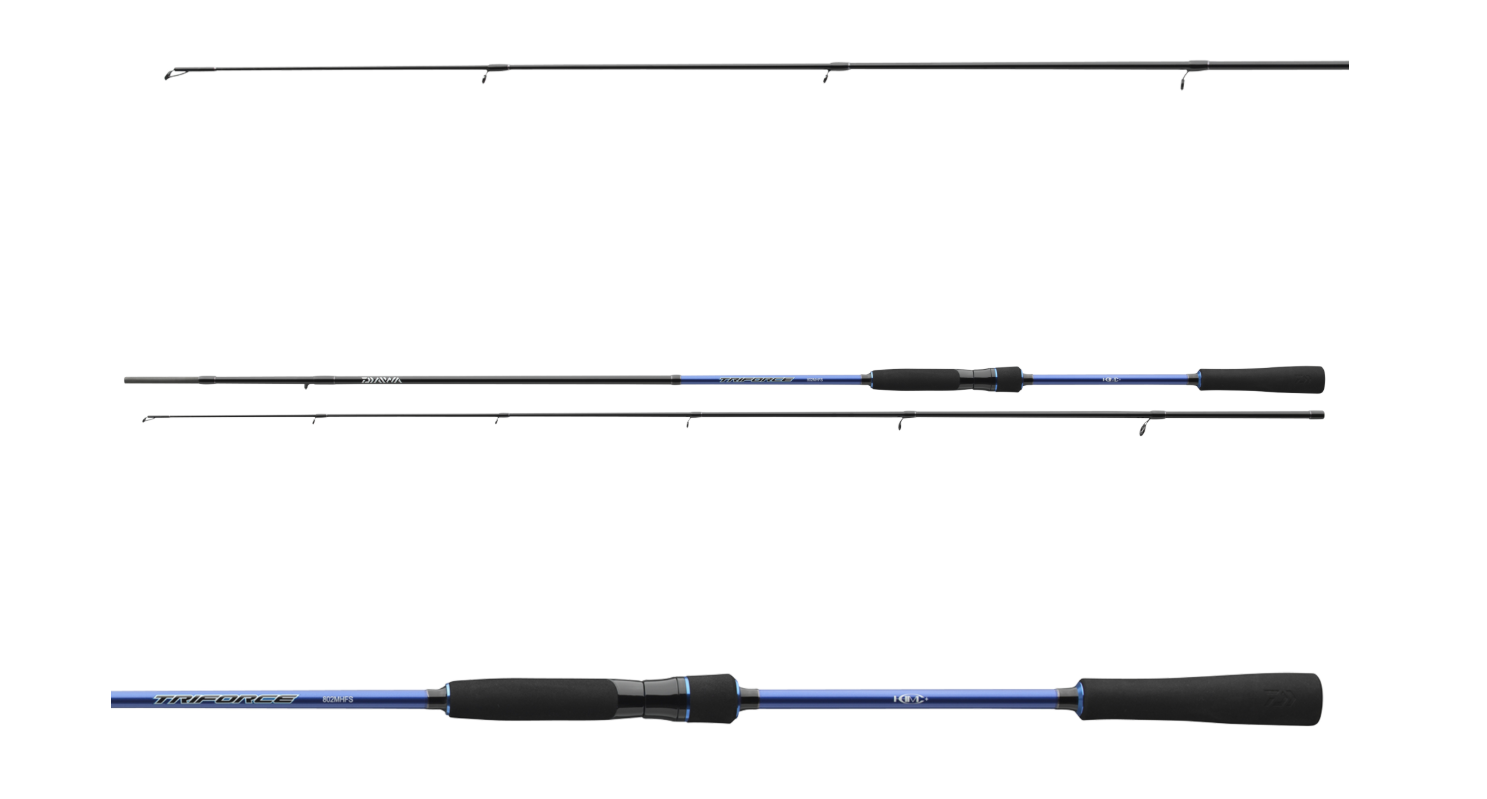arw-D.11403.241-00 Lanseta spinning Daiwa TRIFORCE SPIN PIKE 2.40m 30-70g - imagine 1