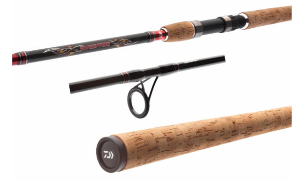 Lanseta spinning Daiwa LANS. 2BUC.SWEEPFIRE SPIN 2.40m 50-150g - imagine 2