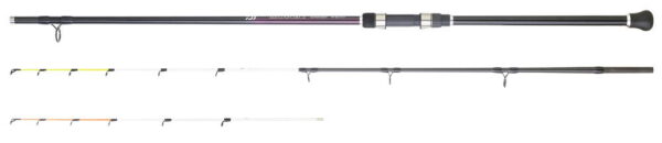 Lanseta spinning Daiwa 2+2BUC.MEGAFORCE QUIVER BOAT 240H 2.40m 50-250g - imagine 2