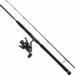 Set spinning DAM Silure Vertical 1.8m 100-250g + mulinetă Penn 5000. 2 rulmenți