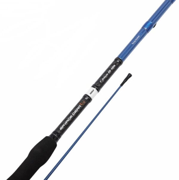 Lanseta spinning Savage Gear INLINE BOAT GAME 2.36m 150-400g - imagine 2