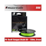 Fir textil Generic Tackle Major Craft Dangan Braid Cross DBX8 VERDE150m/1,5GR - imagine 4