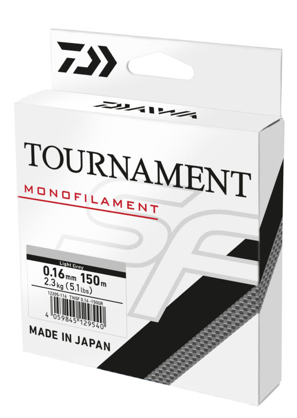 Fir monofilament Daiwa Tournament SF 0,230mm/3,5kg/3000m Grey - imagine 2