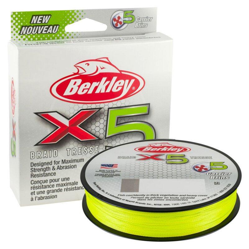 b61797f4c64ae813ede2667267326dfe Fir textil Berkley X5 Fluro Verde 0,14mm/14,00kg/150m - imagine 1