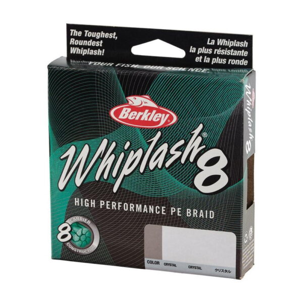 Fir textil Berkley Whiplash 8 PE Crystal 0,14mm/19,2kg/150m - imagine 5