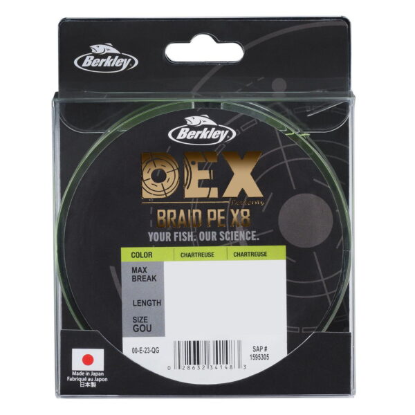 Fir textil Berkley Textil DEX X8 PE Chartreuse 0,14mm/21,9kg/150m - imagine 4