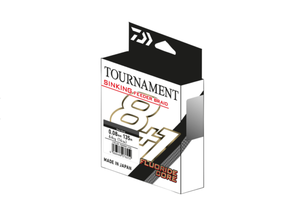 Fir textil Daiwa Tournament Sinking Feeder Braid 8+1 0,14mm/135m Gri - imagine 2