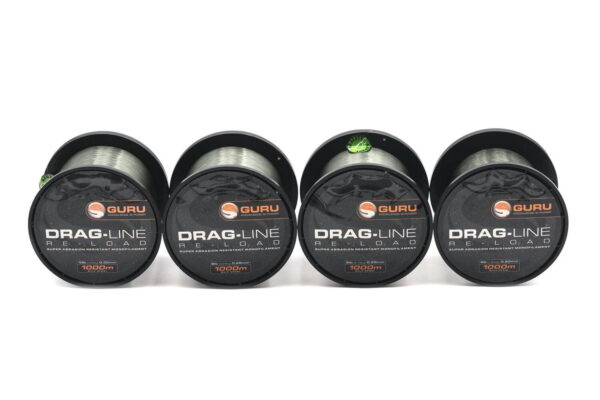 Fir monofilament Guru Drag Line 0,25mm/6LB/1000m - imagine 2