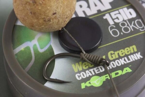 Fir textil Korda Textil N-Trap Soft Coated Silt 20LBS/20m - imagine 2