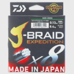 Fir textil Daiwa J-Braid Expedition X8E 0,06mm/5,20kg/150m Verde