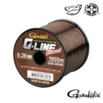 Fir monofilament Gamakatsu G-Line Element Dark Brown 0,26mm/5,10kg/1855m