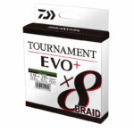 Fir textil Daiwa Tournament 8X Braid EVO+ Verde 0,20mm/18kg/270m - imagine 2