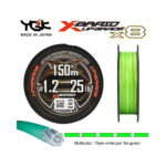 Fir textil Generic Tackle YGK X-Braid Upgrade X8 Verde Fluo 150m/22LBS - imagine 2