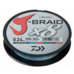 Fir textil Daiwa J-Braid X8 Multicolor 0,18mm/12kg/150m - imagine 2