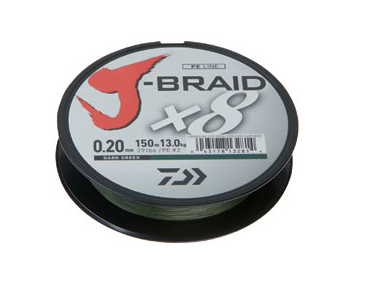 f5fdc65c2027fbb0f475fcb355e4091b Fir textil Daiwa J-Braid X8 Verde 0,24mm/18kg/300m - imagine 1