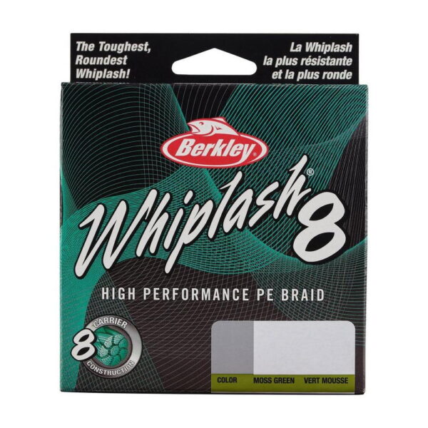Fir textil Berkley Whiplash 8 PE Green 0,08mm/12,9kg/150m - imagine 2