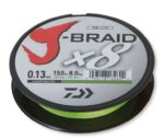 Fir textil Daiwa J-Braid X8 Verde 0,22mm/17kg/150m