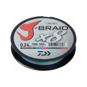 Fir textil Daiwa J-Braid X8 Multicolor 0,06mm/4kg/150m