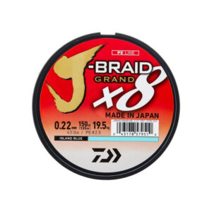 Fir textil Daiwa J-Braid Grand X8 Blue 0,10mm/7kg/135m