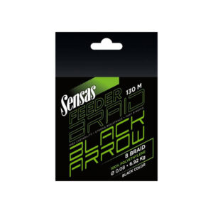 Fir textil Sensas Black Arrow 8 Braid Black 0,08mm/6,9kg/130m