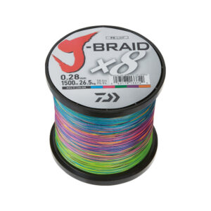 Fir textil Daiwa J-Braid X8 Multicolor 0,24mm/18kg/1500m
