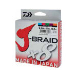 Fir textil Daiwa J-Braid X8 Multicolor 0,10mm/6kg/150m