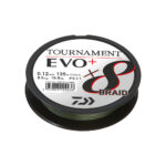 Fir textil Daiwa Tournament 8X Braid EVO+ Verde 0,10mm/6,7kg/135m