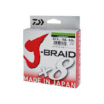 Fir textil Daiwa J-Braid X8 Chartreuse 0,28mm/26,5kg/150m