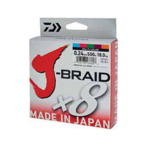 Fir textil Daiwa J-Braid X8 Multicolor 0,18mm/12kg/150m