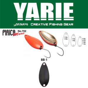 Lingurita oscilanta Yarie 702 Pirica More 1,0 g BB1 Black