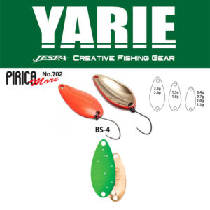 Lingurita oscilanta Yarie 702 Pirica More 1,5 g BS-4 Lime Glitter