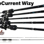 Lanseta casting Yamaga Blanks BLUE CURRENT WIZY 72B BAITCAST 2.18m 2–21 g 4 secțiuni