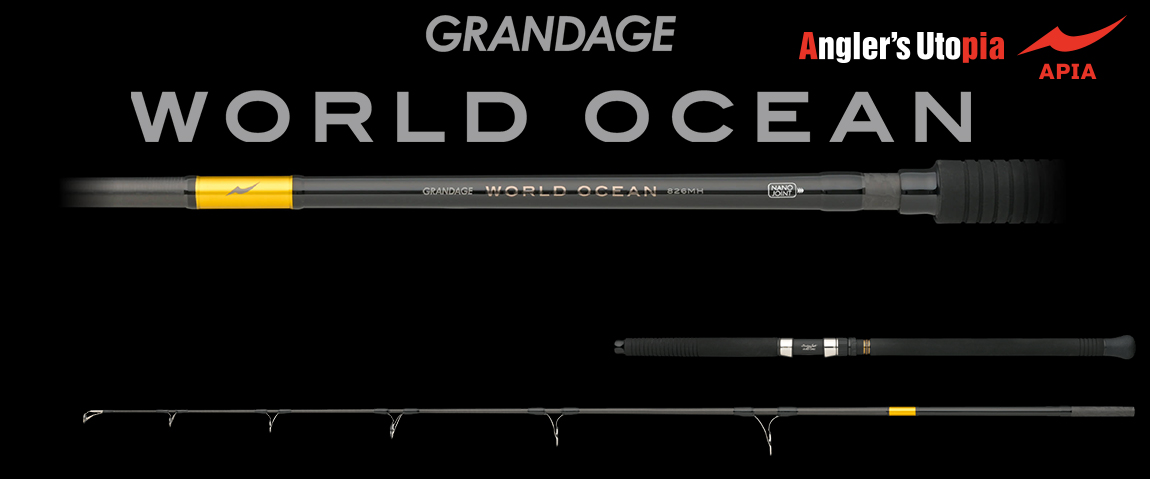 Lanseta spinning Apia GRANDAGE WORLD OCEAN 7614MAX 2.29m Max 250 g Lanseta spinning Apia GRANDAGE WORLD OCEAN 7614MAX 2.29m Max 250 g