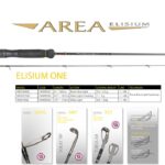 Lanseta spinning Herakles AREA ELISIUM ONE HEO170UL 5'6" 170cm 0.8–2.8 g Ultra Light 1 secțiune
