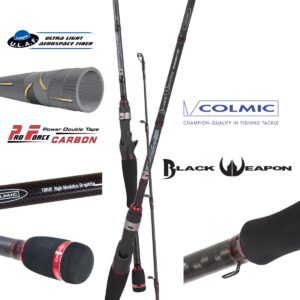 Lanseta spinning Herakles BLACK WEAPON REVENGE Spin 1 secțiune. 6'5" 1/32-1/4 Medium Light