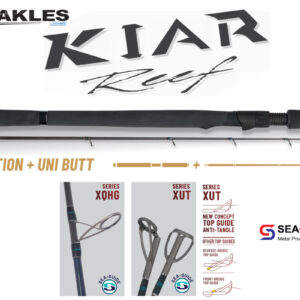 Lanseta spinning Herakles KIAR REEF 760H 7'6" 230cm 15–45 g 2 secțiuni. Heavy