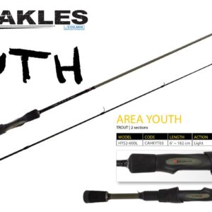 Lanseta spinning Herakles YOUTH TROUT AREA HYJS2-600L 6' 182cm 1.5–4.0 g Light