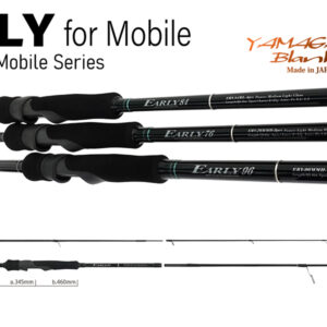 Lanseta spinning Yamaga Blanks EARLY MOBILE 84ML 2.54m 5–24 g 4 secțiuni