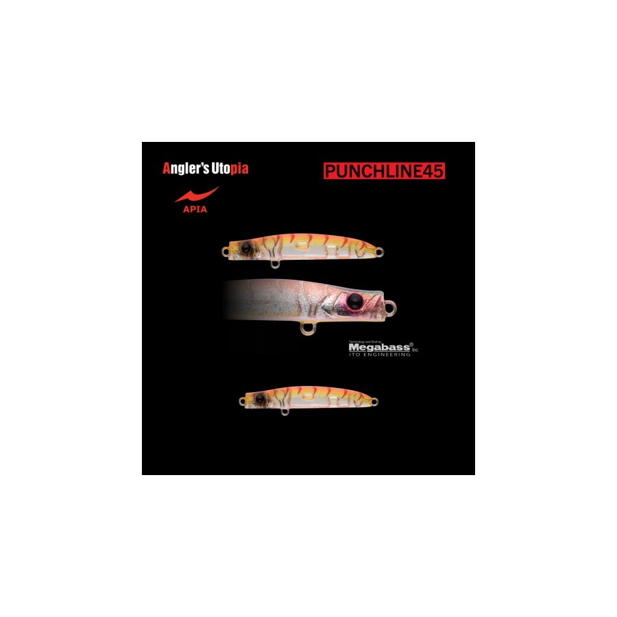 Vobler APIA PUNCH LINE 45 3gr 45mm 08 Clear Shrimp - thumbnail Vobler APIA PUNCH LINE 45 3gr 45mm 08 Clear Shrimp - imagine 1