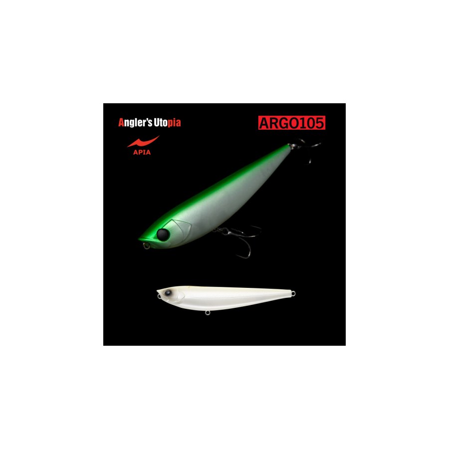 Vobler APIA ARGO 105 16gr 105mm 11 Glow Back White - thumbnail Vobler APIA ARGO 105 16gr 105mm 11 Glow Back White - imagine 1