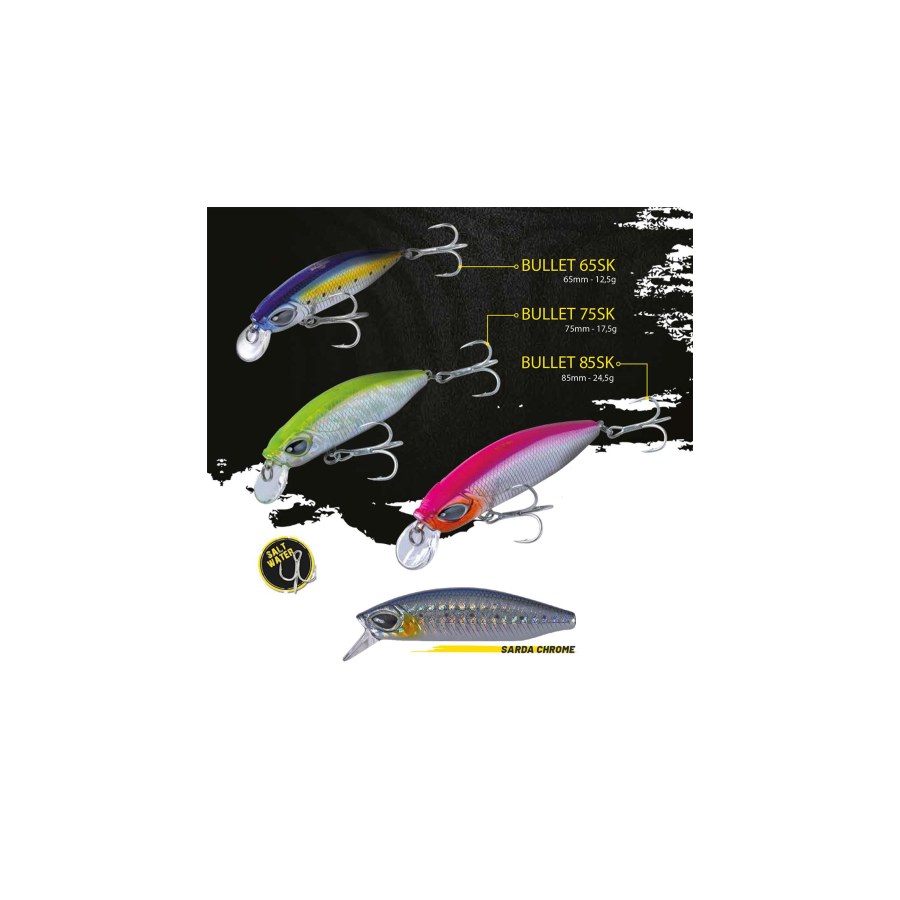 Vobler HERAKLES BULLET 65SK 6.5cm 12.5gr Sarda Chrome - thumbnail Vobler HERAKLES BULLET 65SK 6.5cm 12.5gr Sarda Chrome - imagine 1